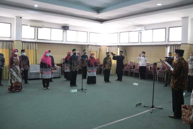 11 Pejabat JFT IAIN Syekh Nurjati Cirebon Resmi Dilantik