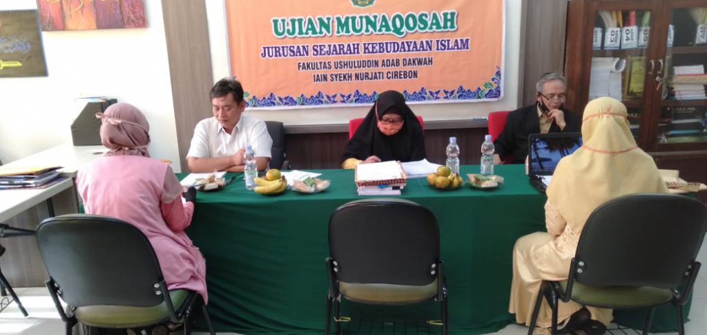 KEGIATAN UJIAN MUNAQOSAH JURUSAN SKI FUAD IAIN SYEKH NURJATI CIREBON