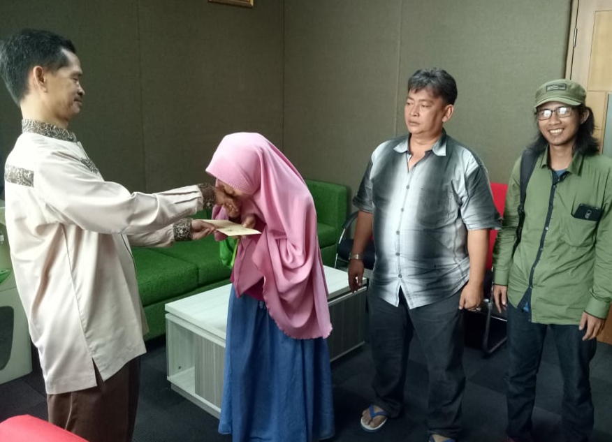 Penerimaan Bantuan  SPP dari PT Sidomuncul