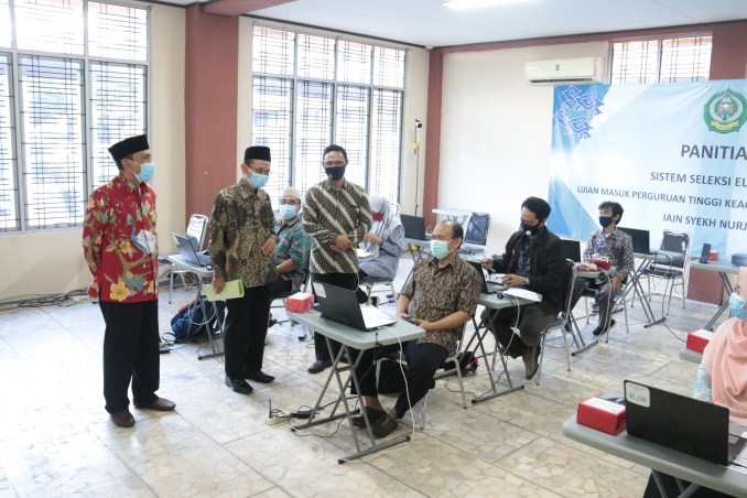 Panitia Nasional PMB-PTKIN 2021 Monev Panlok IAIN Syekh Nurjati Cirebon