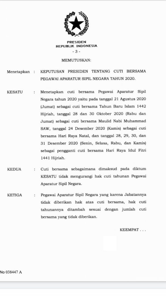 PENGUMUMAN