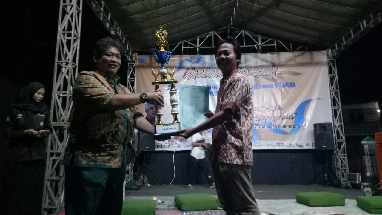 Malam Puncak Kreativitas  Mahasiswa FUAD IAIN Syekh Nurjati Cirebon.