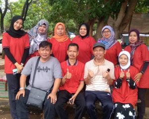 Olah Raga Jum'at Sehat Bersama Bapak Kepala Biro AUAK An. Subarja IAIN Syekh Nurjati Cirebon