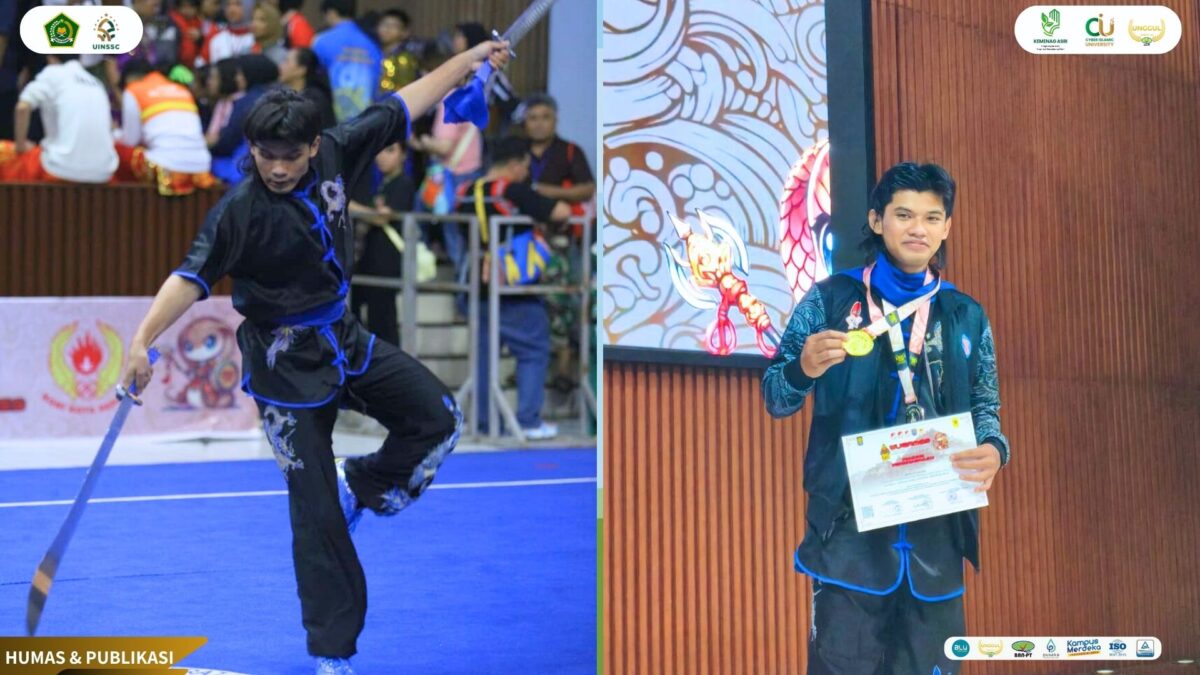 Mahasiswa Sejarah Peradaban Islam (SPI) FUA UIN Siber Syekh Nurjati Cirebon Raih Tiga Medali Wushu Tingkat Nasional
